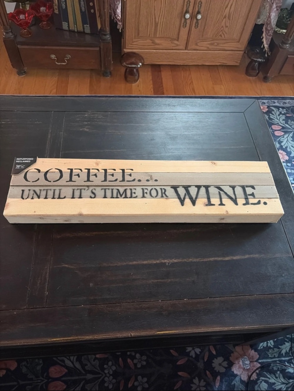 Wooden Wall Sign - Coffee Themed